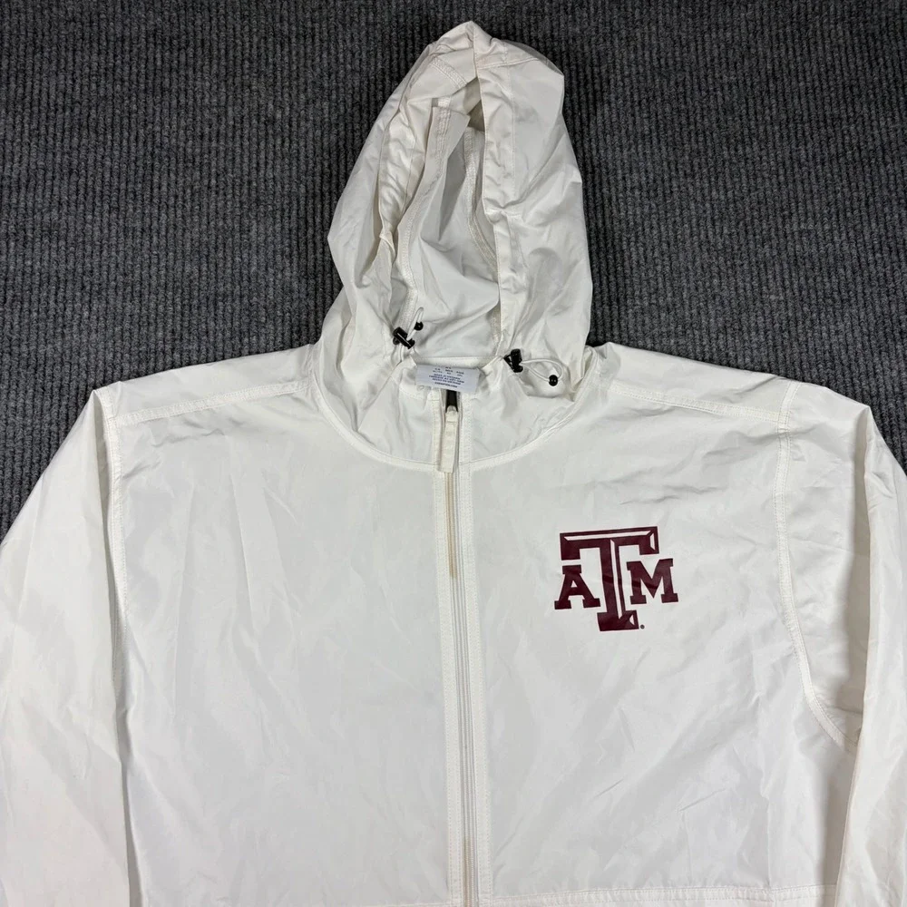 Champion Hoodie‎ Men's XL Texas A&M Aggies Windbreaker Full Zip Hooded NCAA